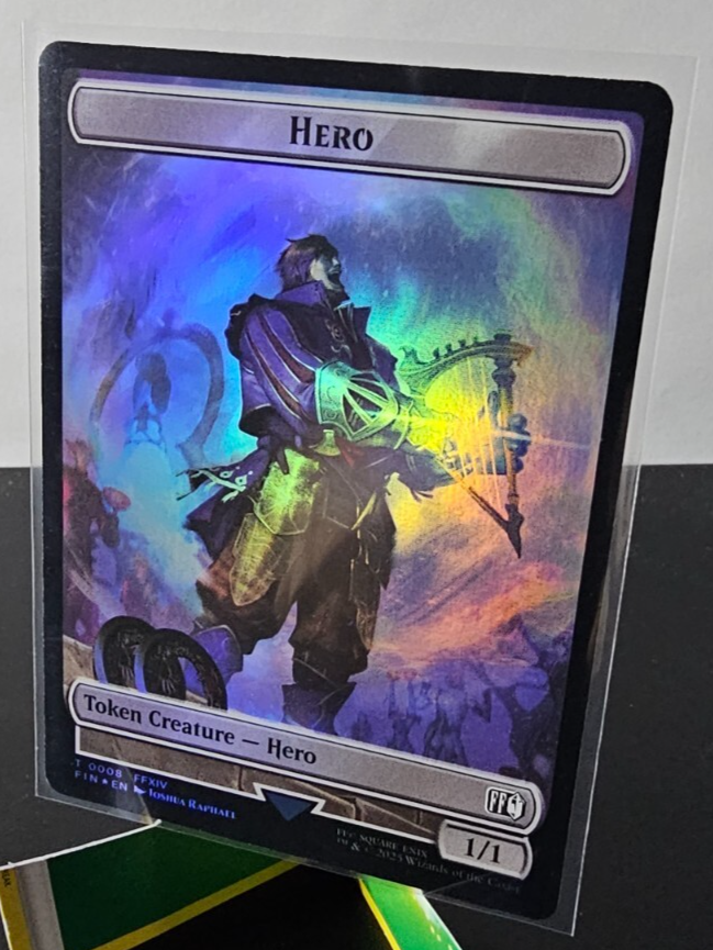 Hero Token T0008 Bird Token T0017  MTG Final Fantasy  Foil  Near Mint |  eBay