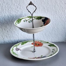  Villeroy&Boch 2 Stufige Etagere Porzellan AMAPOLA Ø 21/ Ø 15,5cm