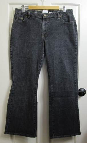 Coldwater Creek Women’s Size 16 Bootcut Jeans Dark Wash Stretch Classic 5 Pocket