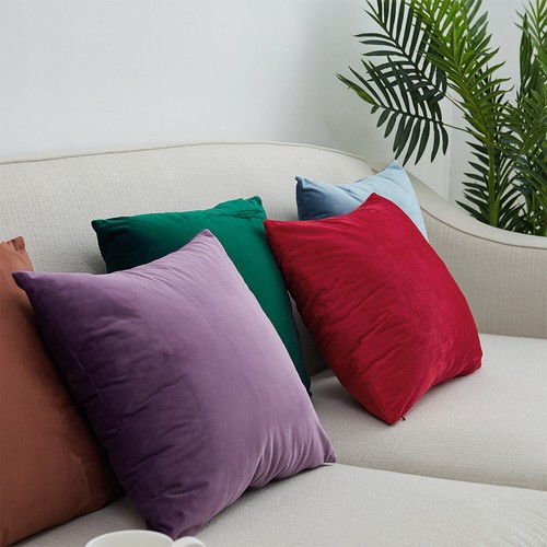 "Plüsch Samt Kissenbezug Sofa Kissenhülle 12"" 14"" 16"" 18"" 20"" 22"" 24"" 26"" 28" - Bild 14 von 49