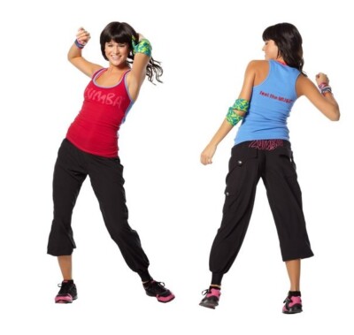 Zumba Feel the Music Ribbed Tank Top - Candy Apple RED - XL & XXL ~ New!