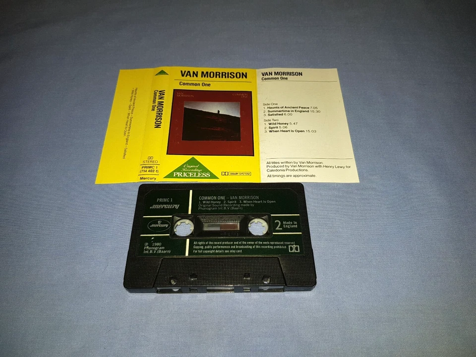VAN MORRISON COMMON ONE CASSETTE TAPE ALBUM - Image 2 of 2