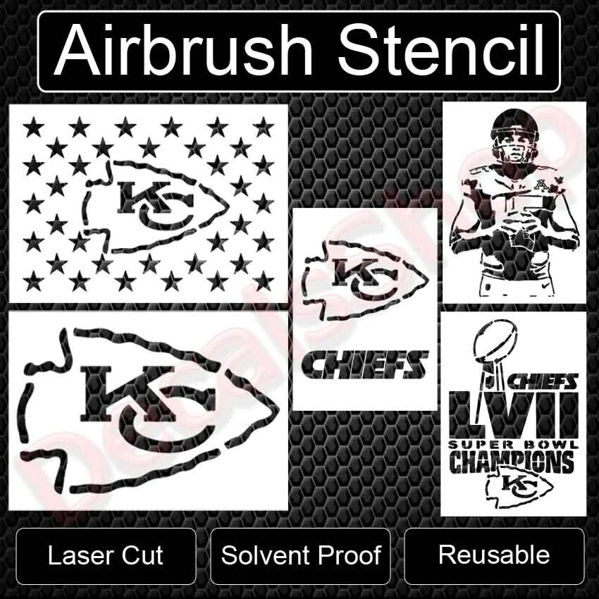 chiefs symbol stencil