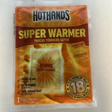 HotHands HH-1 Large Hand Super Warmer 18 Hours Safe Natural Heat Pack Of 4