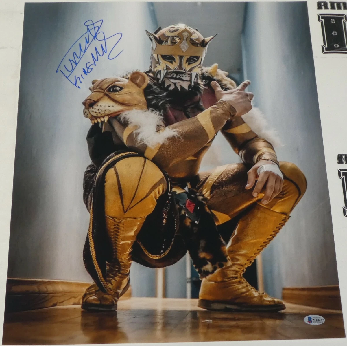 Puma King Signed 16x20 Photo BAS Beckett COA CMLL PWG Pro Wrestling  Autograph 27