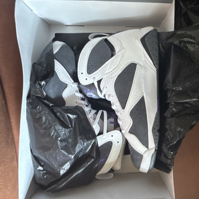 Jordan Air Jordan 7 Retro High Top Sneaker Weiß/Violett 44,5 CU9307-100