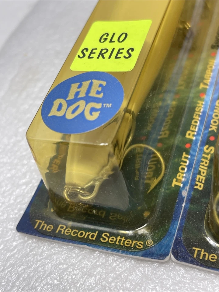 Mirrolure He Caminante de superficie para perros 95MR GLO, Hi Pitch, 4 3/4", 3/4 Oz, Lote de (6) Foto 4 de 4