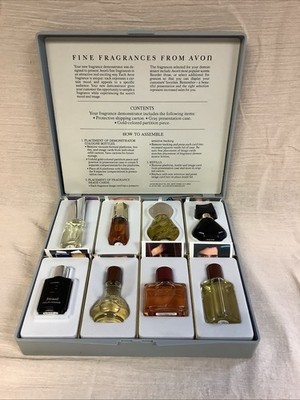AVON NOS 8 BOTTLE SET FINE FRAGRANCES FROM AVON .33oz -.5 oz  MEN WOMEN COLOGNES