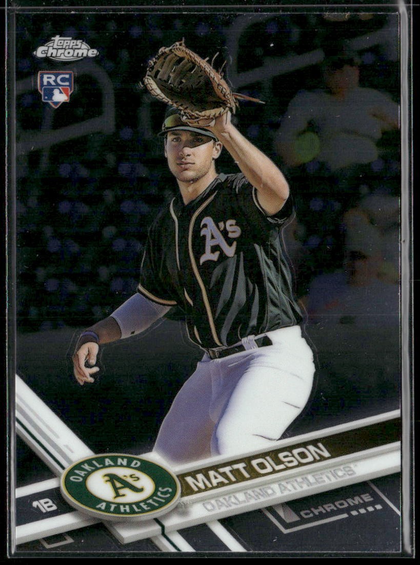 2017 Topps Chrome #98 Matt Olson RC