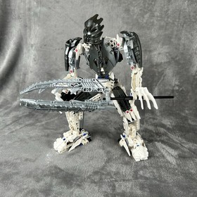 Lego Bionicle Warriors Takanuva #8699 No Box 95% Complete **Missing One Cannon**