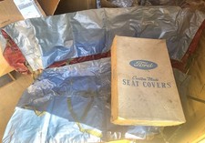 Vintage Ford Tailored Seat Covers Set Used Genuine Ford Original Box 