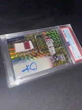 2016-17 Spectra Kyrie Irving Gold Patch Auto /10 PSA 7 Pop 2 One Higher