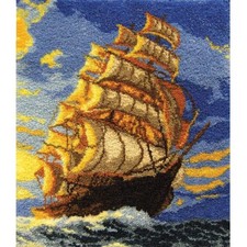 Clhjinruoliu Latch Hook Kits Rug 3D Pattern Printed Canvas Crochet Needlework
