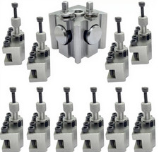 11 Pcs Quick change Tool Post System (T63 - Suit Most Lathes) | 25mm Opening