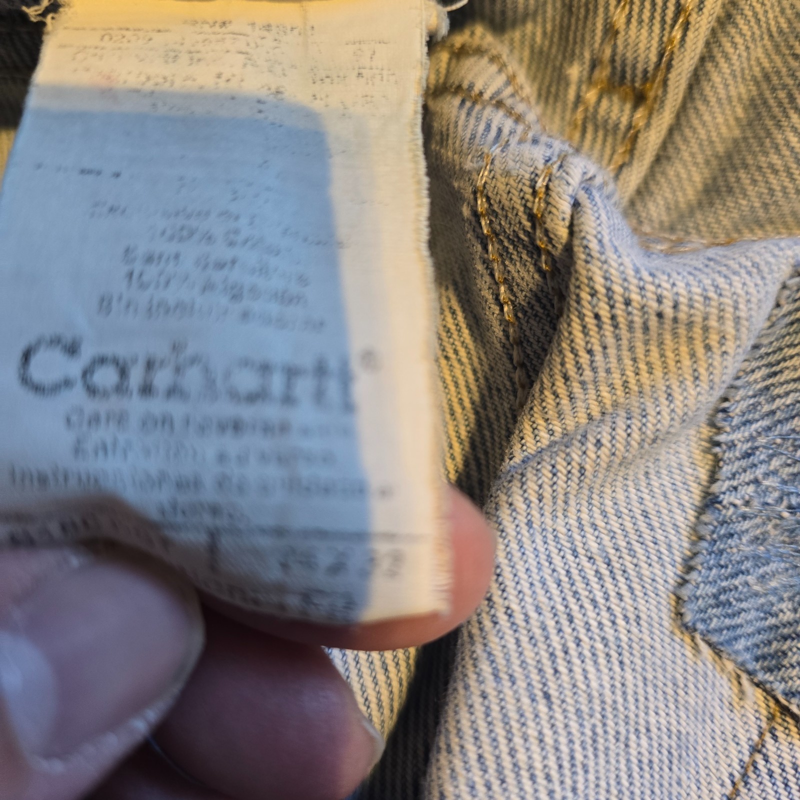 Carhartt Mens Jeans Blue Regular W34 /  L32 image 7