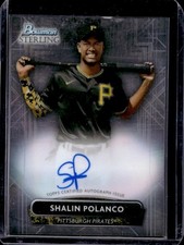 2022 Bowman Sterling Shalin Polanco Prospect Auto Autograph #PA-SP Pirates