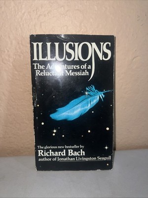 Illusions Richard Bach 1979 First Printing Spiritual Fiction Dell SIGNED - GOOD