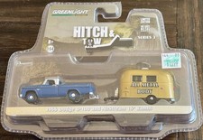 New 2015 GreenLight 1:64 1966 Dodge D-100 & Airstream 16' Bambi Hitch & Tow S3