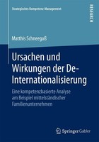 Ursachen Und Wirkungen Der De-Internationalisierung Matthis Schneegaß