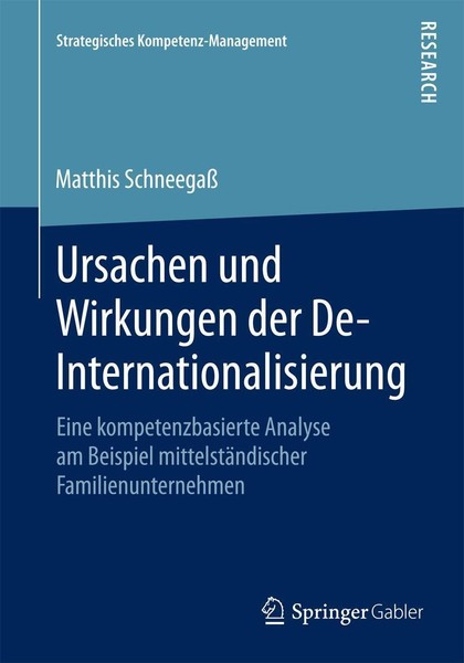 Ursachen Und Wirkungen Der De-Internationalisierung Matthis Schneegaß-image