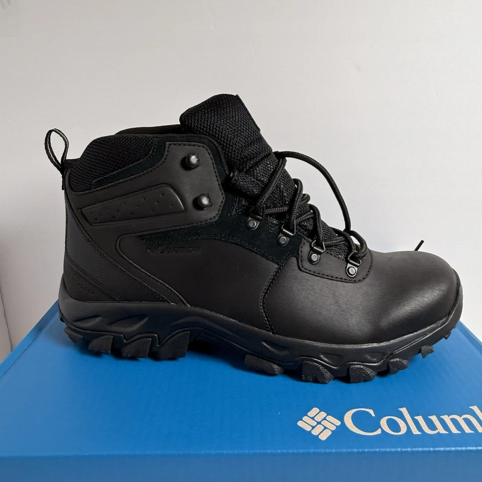 Columbia Botas Hombre 13 W Negras Newton Ridge Plus II Nuevas en Caja Anchas Impermeables Foto 2 de 4