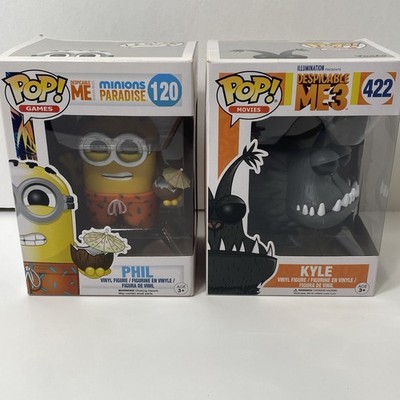 Funko Pop! Despicable Me Minions in Paradise #120 Phil Coconut & Kyle #422