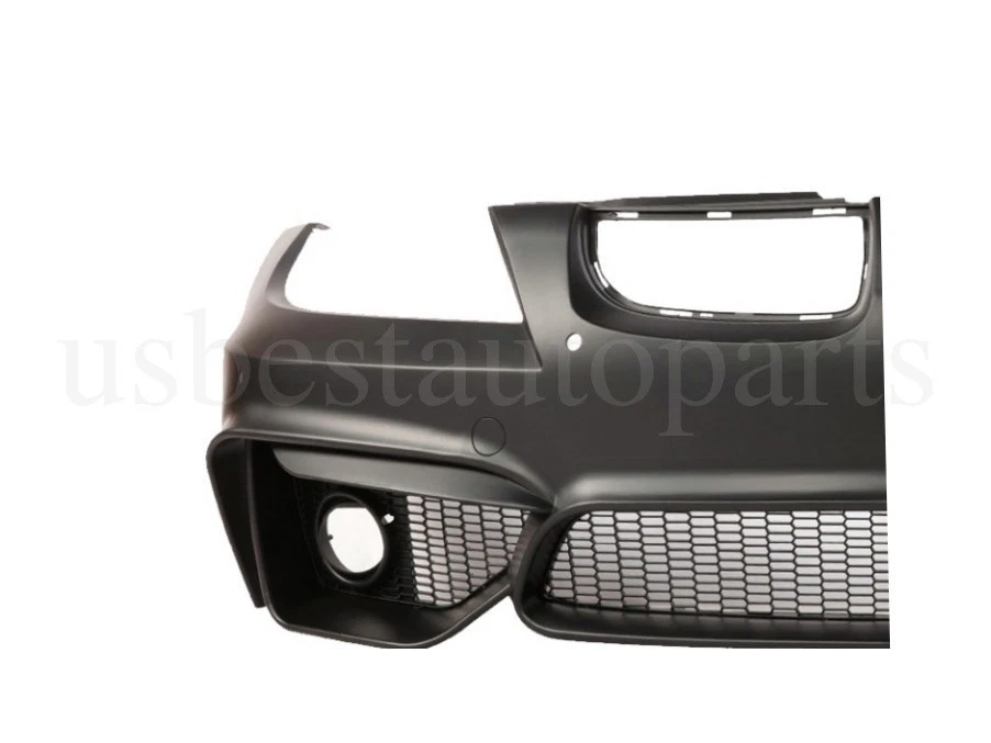 Front Bumper Cover W/Lip&Fog Fit M4 F80 Style For BMW 3Series E90/E91 2006-2008 Foto 2 de 4