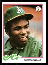 1978 Topps Manny Sanguillen #658 - Oakland Athletics