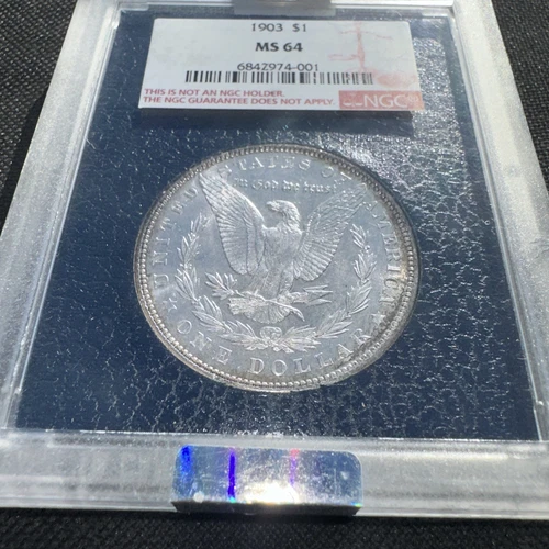 1903 P Morgan REDFIELD NGC Graded MS64 - Picture 9 of 9