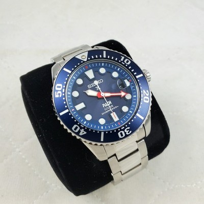 SEIKO PROSPEX SNE549P1 V157-0DF0 PADI SOLAR DIVER'S 200M BLUE