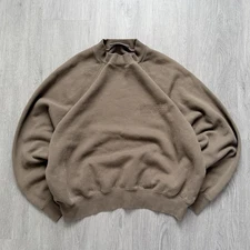 Essentials Fear Of God Brown Crewneck Sweatshirt Size Small