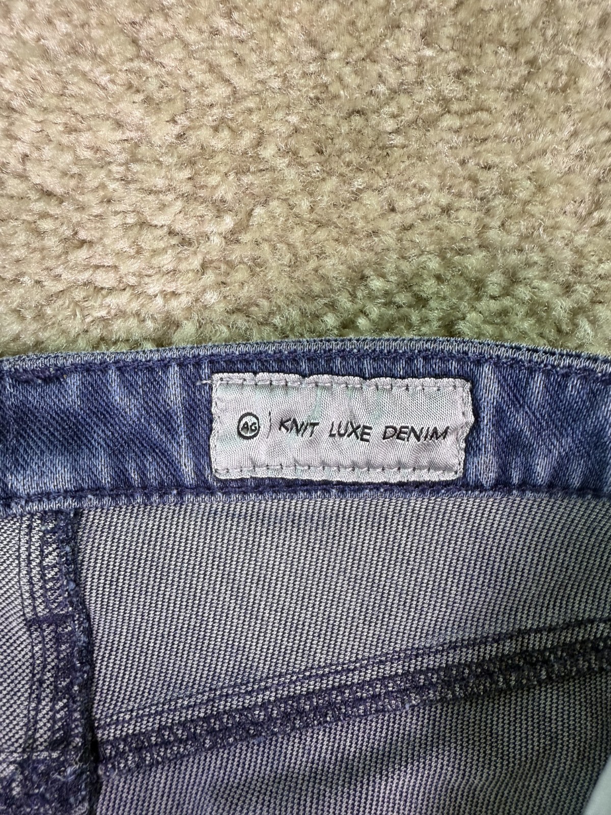 AG Adriano Goldschmied The Legging Super Skinny Knit Lux Denim Jeans Sz 28R E960