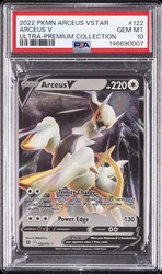 Arceus V 122/172 Ultra Premium Collection Metal Card