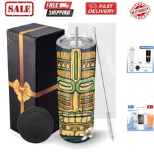 Sublimation Tumblers Blanks 20 oz Skinny Straight Tumblers Bulk Stainless Ste...