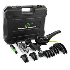 Super Stars Tubing Bender Kit 1/4in-7/8in Ratchet Copper Pipe Bender Hydraulic