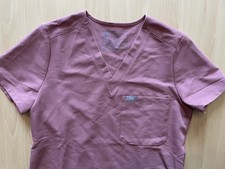 Figs Technical Collection Size XS Pink Catarina Scrub Top One Pocket Stretch