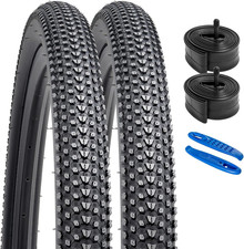 26" Mountain Bike Tires 26x2.10/52-559 and 26" Bike Tubes Schrader Valve Compati