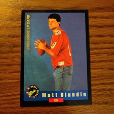 1992 Classic Draft Picks #LP6 Matt Blundin Limited Prints Virginia Cavaliers 