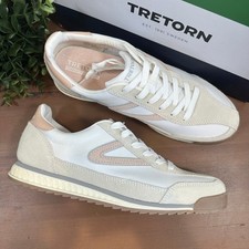 Tretorn Women's Hailey Pink Lace Up Memory Foam Sneakers Size 7.5