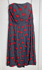 Alice and Olivia black/red polkadot Dress Midi Dress Size 2