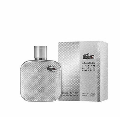 Lacoste L.12.12 Silver Grey 3.3 oz. (100ml) Eau de Parfum Spray