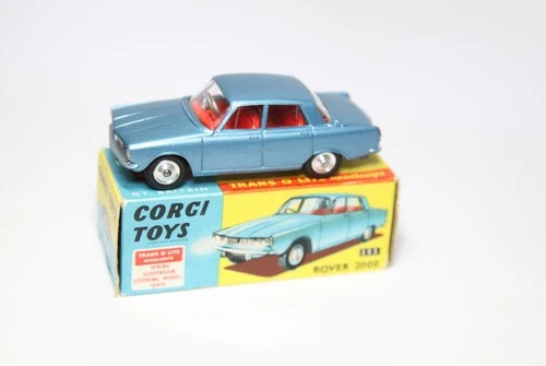 Corgi 252 Rover 2000 In Original Box - Near Mint Vintage Original Model Lot 2