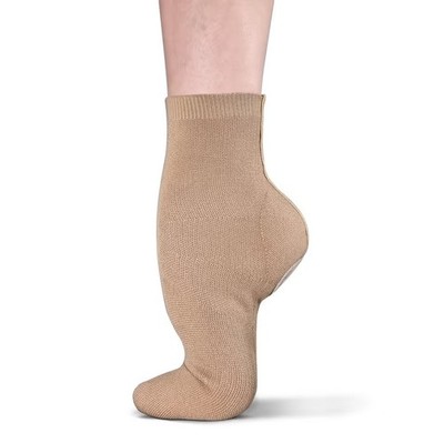 Tanzsocken mit geteilter Sohle MM520A von MDM beige