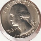 Rare Old 1776-1976 Washington US Quarter Dollar Collectible Collection Coin USA — photo 2