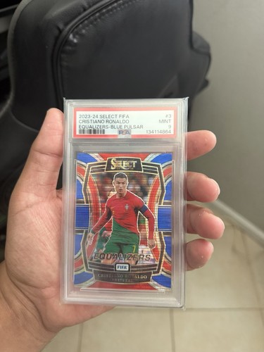Cristiano Ronaldo 2023-24 Panini Blue Pulsar Prizm Select FIFA Equalizers #3
