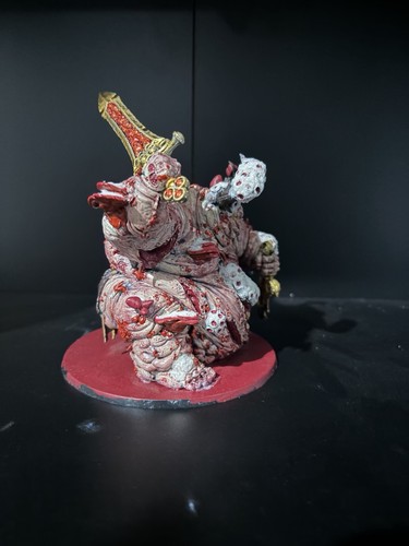 Scarlet Rot Painted - Chaos Daemons Great Unclean One Warhammer 40K Miniature - Picture 3 of 4