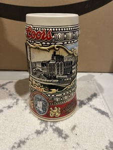 Coors 1988 Brewery Stein Beer Mug Ceramarte Brazil Vintage Collectible (UNUSED)!