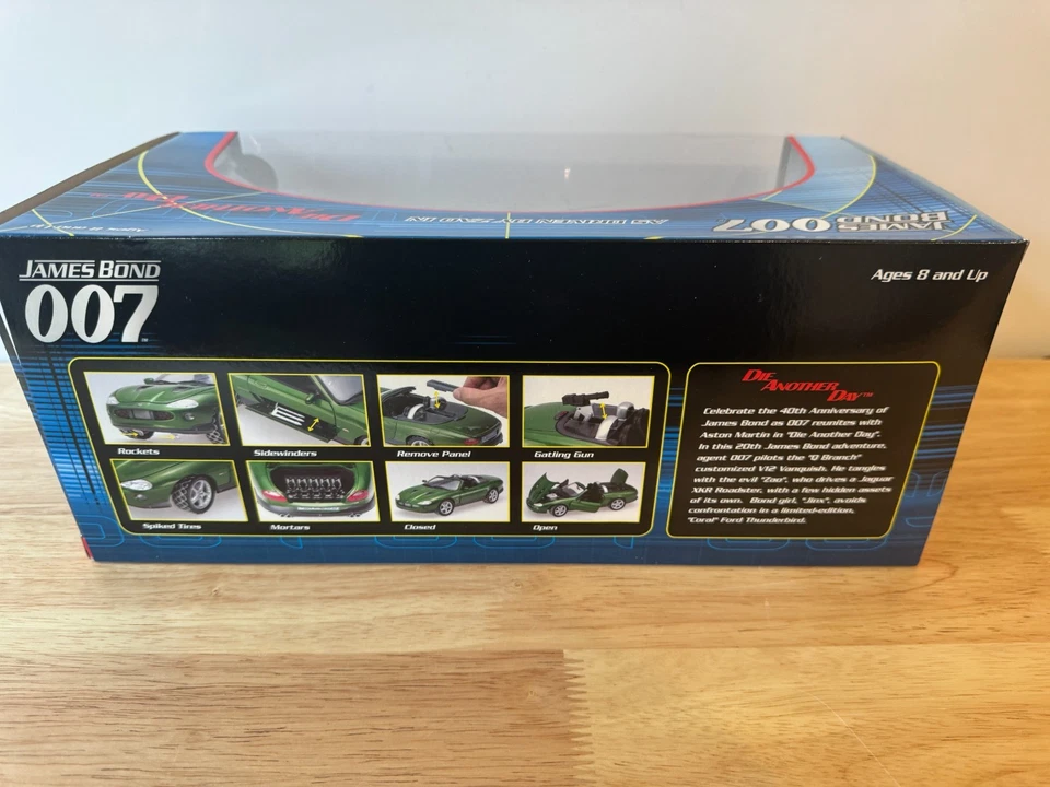 VTG 2002 Jaguar XKR Roadster 1:18 Scale Die Cast James Bond 007 10012 NEW SEALED - Image 4 of 4