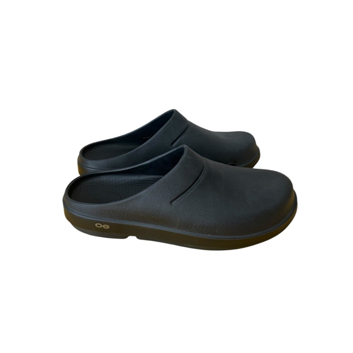 Oofos Oocloog Slip On Recovery Sandals clogs black 12 men display picture 1