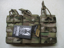 WARRIOR ASSAULT SYSTEMS uk MOLLE triple 556mm POUCH Crye Multicam new